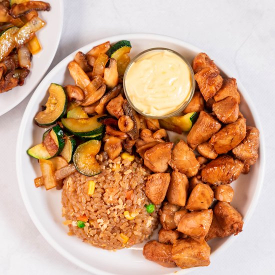 Hibachi Chicken with Fried Rice