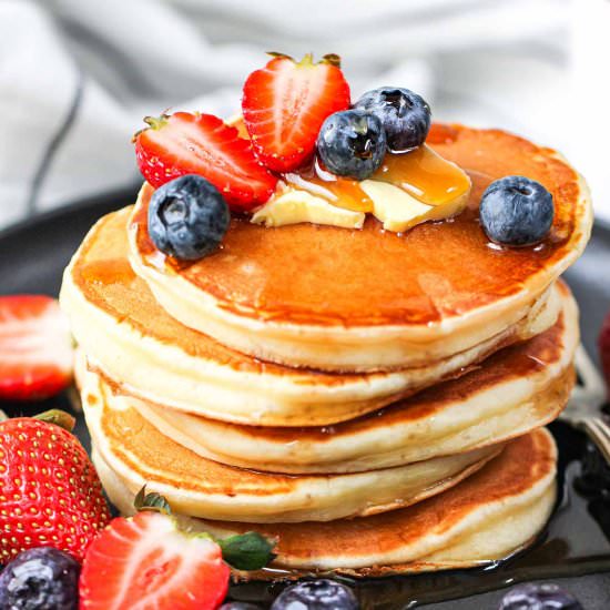 Greek Yogurt Pancakes Recipe