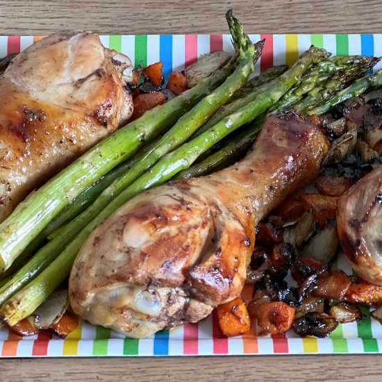 Sheet Pan Chicken & Asparagus