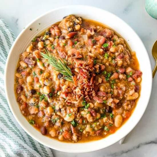 15 Bean Soup Crock Pot Recipe