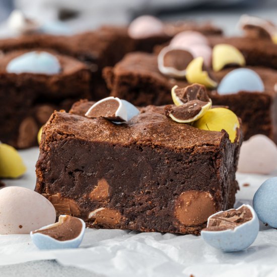 Cadbury Mini Egg Brownies