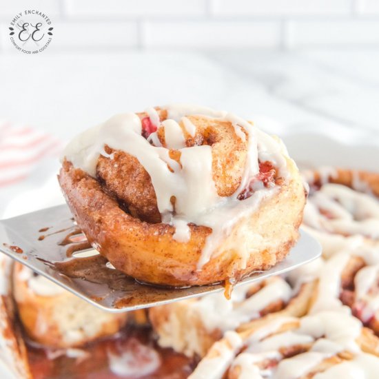 Strawberry Cinnamon Rolls