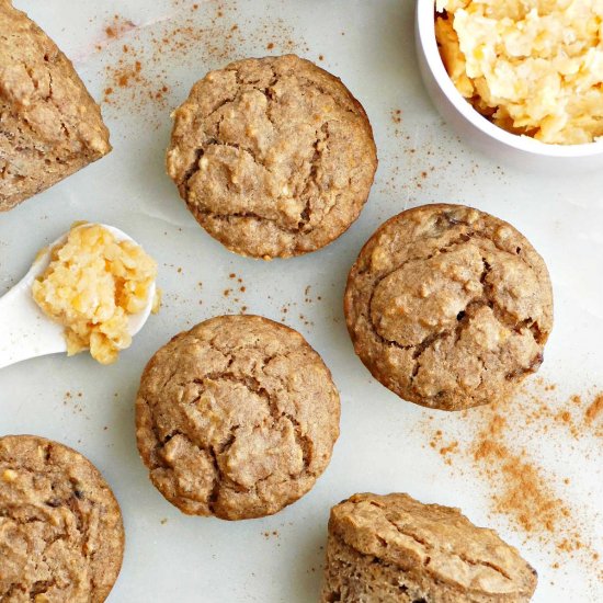 Banana Red Lentil Muffins