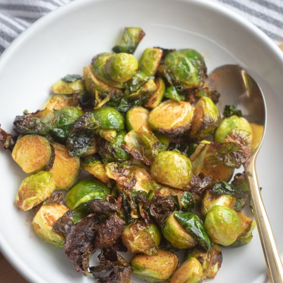 Air Fryer BBQ Brussels Sprouts