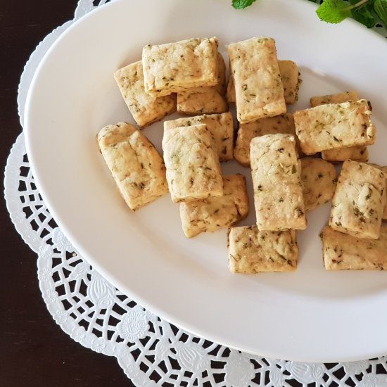 Mint Biscuit/ Pudina Biscuit