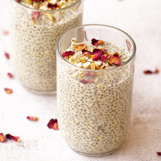 Thandai Chia Pudding