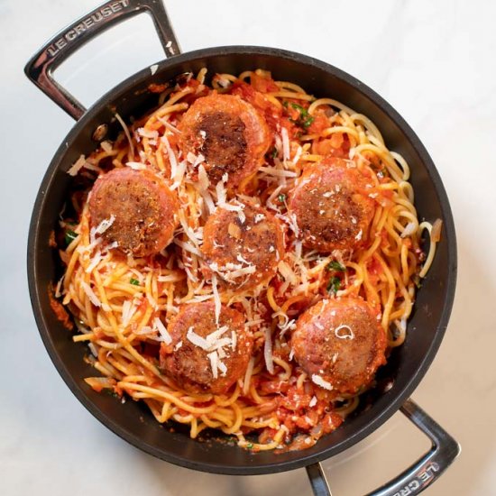 Spaghetti and Meatballs