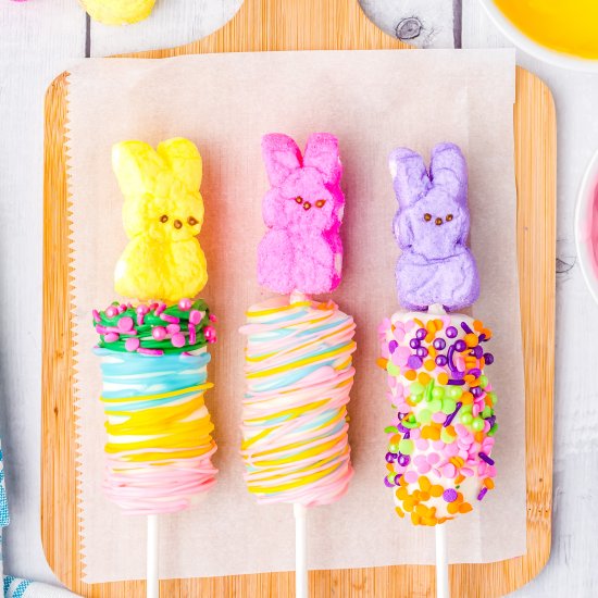 Easter Marshmallow Pops