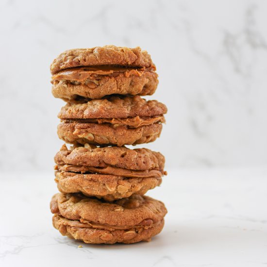 Biscoff Oatmeal Sandwich Cookies