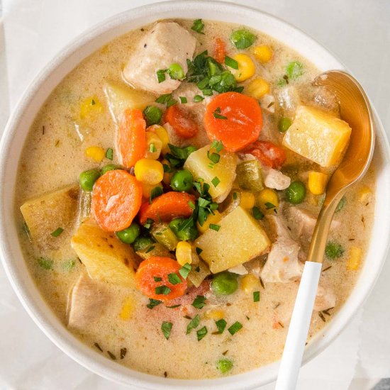 Chicken Pot Pie Soup