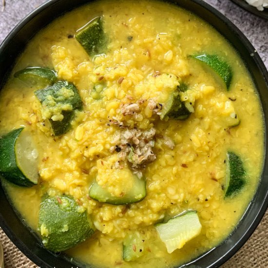 Mild and Comforting Zucchini Kootu