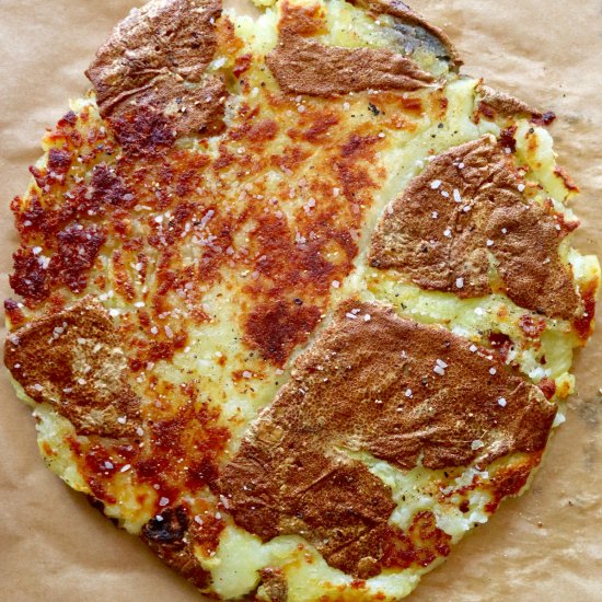 Smashed Potato Pizza Crust