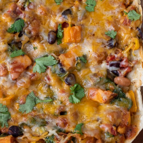 Vegetarian Enchilada Casserole