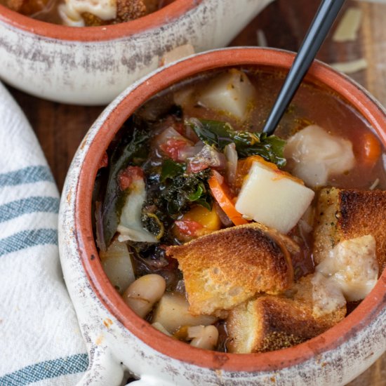 Easy Tuscan Ribollita Soup