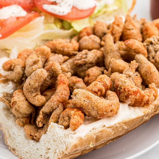 Fried Crawfish Poboy