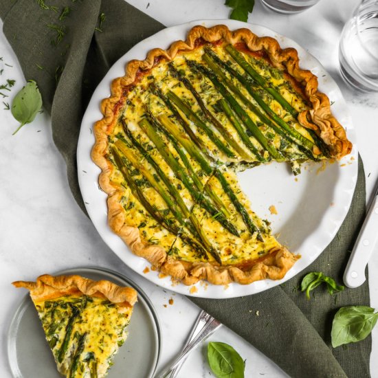 Spring Garden Quiche