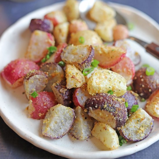 Air fryer radishes