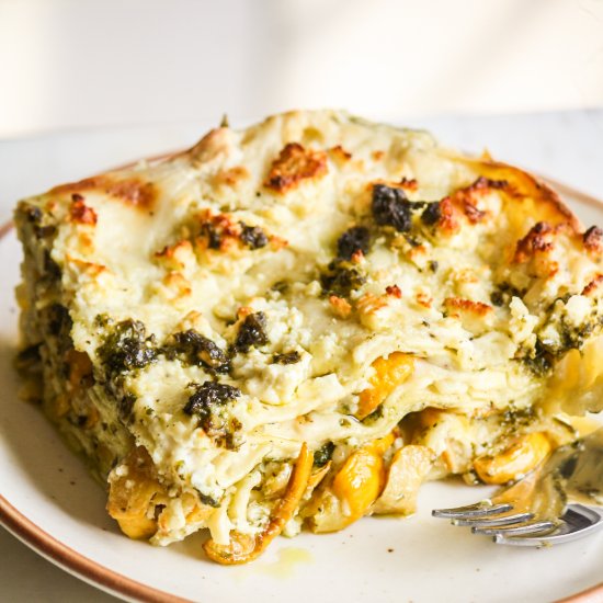 Pesto Zucchini Lasagna