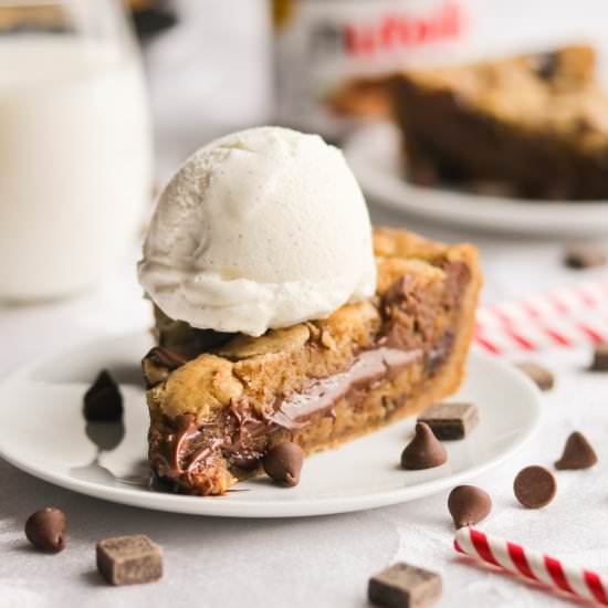 Nutella Chocolate Chip Pizookie