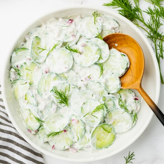 Polish Cucumber Salad