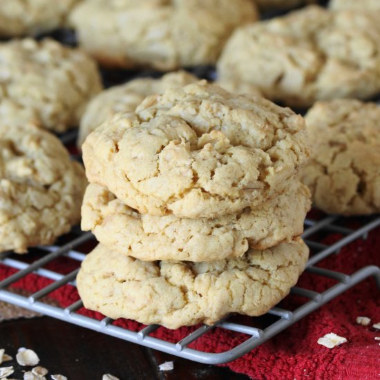 Cake Mix Oatmeal Cookies