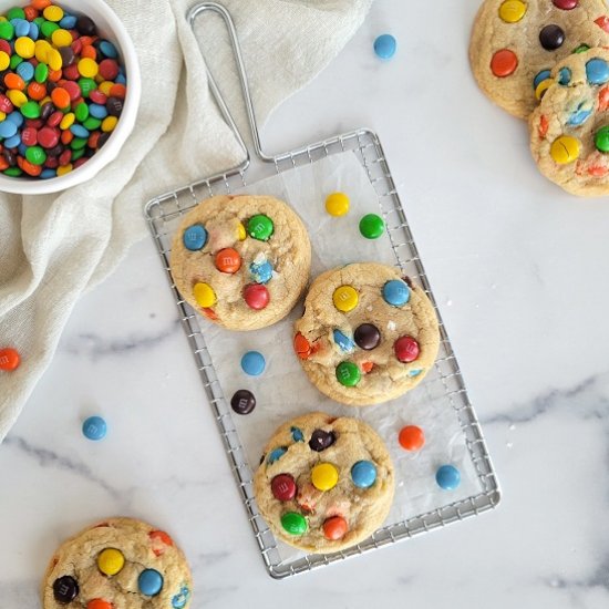 Small Batch M&M Cookies