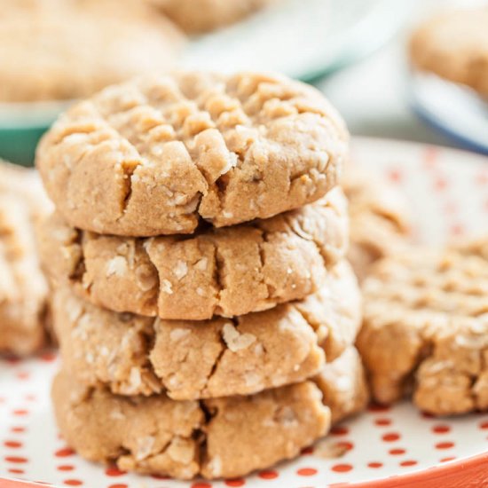 peanut butter oatmeal cookies