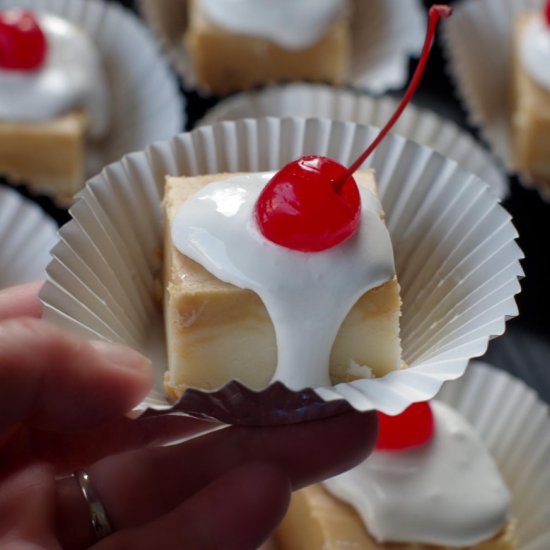 Root beer float fudge