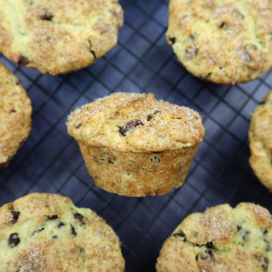 Bakery Style Chocolate Chip Muffins