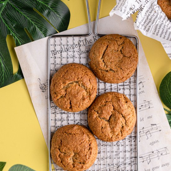 Fluffy Banana Bread Cookies