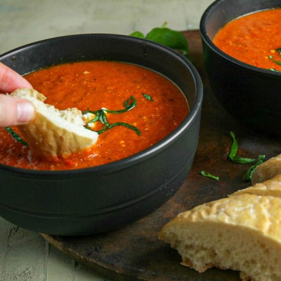 Roasted Red Pepper Soup