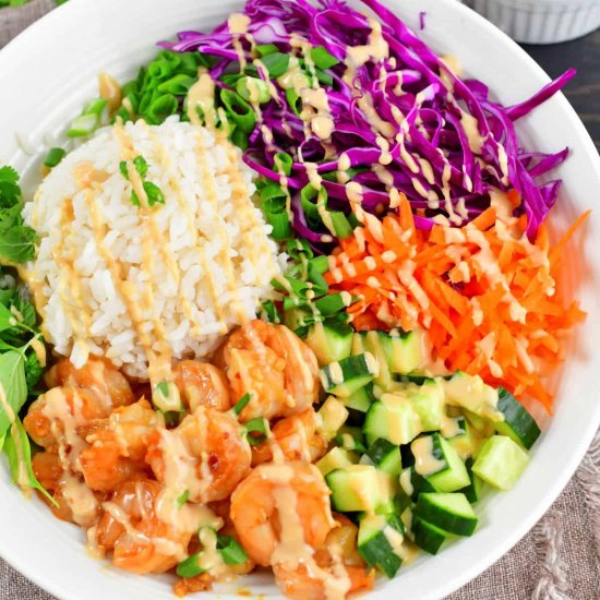 Thai Spring Roll Bowl