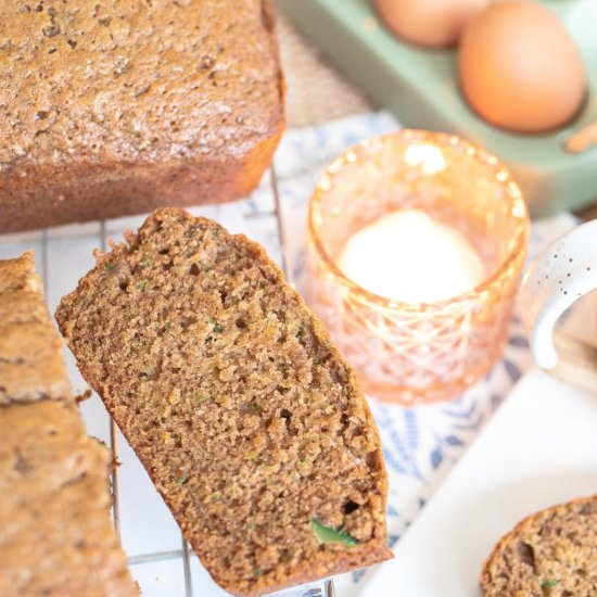 Cinnamon Spice Zucchini Bread