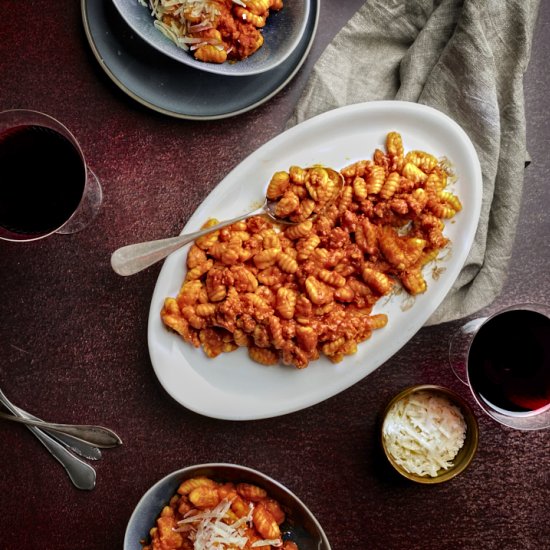 Pasta with Sausage Ragu