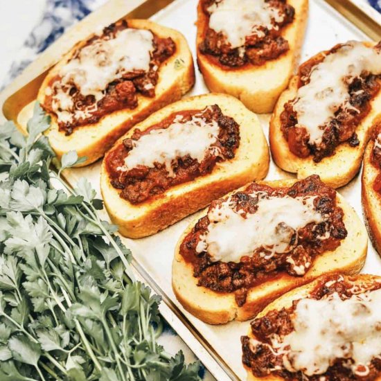 Texas Toast Sloppy Joes