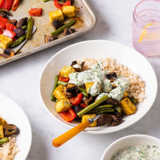 Tofu Sheet Pan Dinner