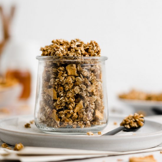 Healthy Apple Cinnamon Granola