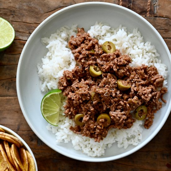 Cuban Picadillo (Ground Beef)