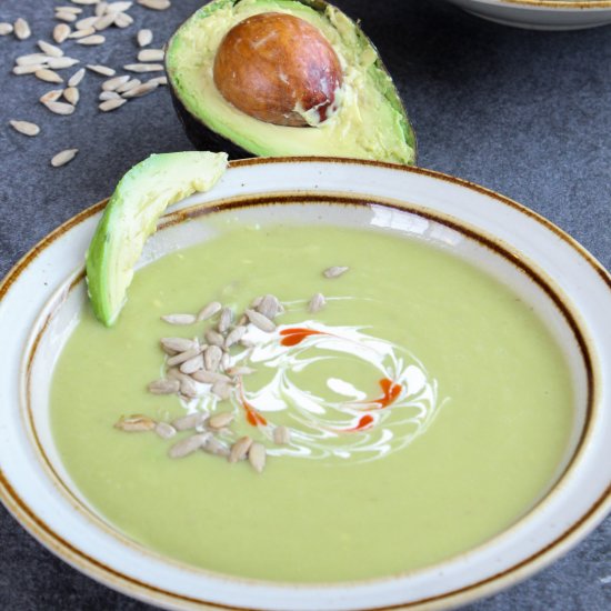 Creamy Avocado Soup (Keto, Paleo)