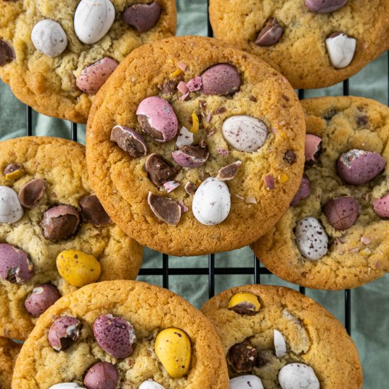 Mini Eggs Cookies