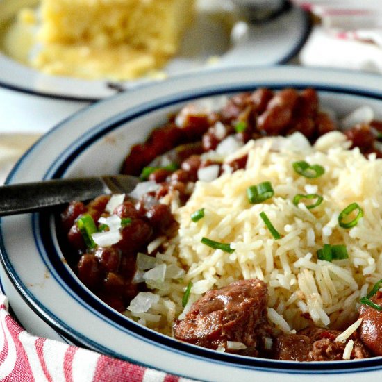 Red Beans and Rice (Cajun Style)