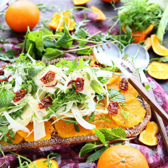 Fennel Salad with Orange and Dried