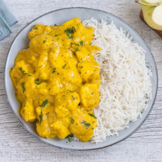 Creamy Chicken With Turmeric