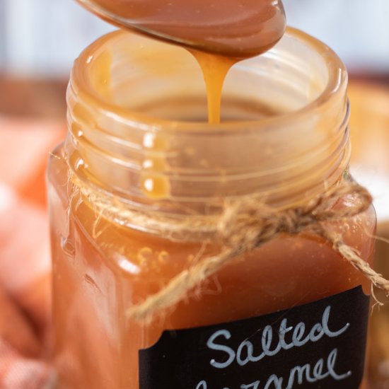 Homemade Salted Caramel Sauce