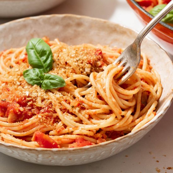 Spicy Arrabbiata Spaghetti