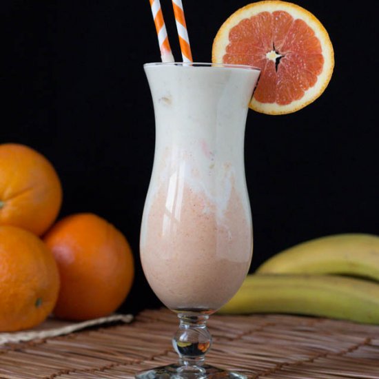 Creamy Orange Banana Smoothie