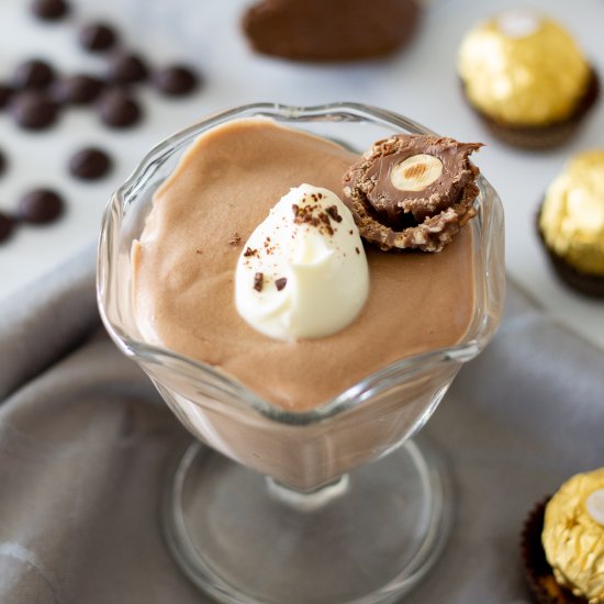 Simple Chocolate-Hazelnut Mousse