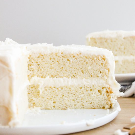 High-Altitude White Cake Recipe