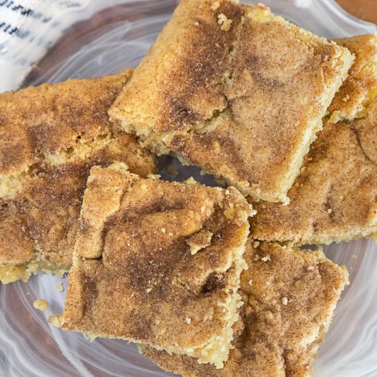 Snickerdoodle Bars