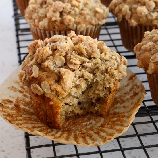 Banana Oatmeal Muffins